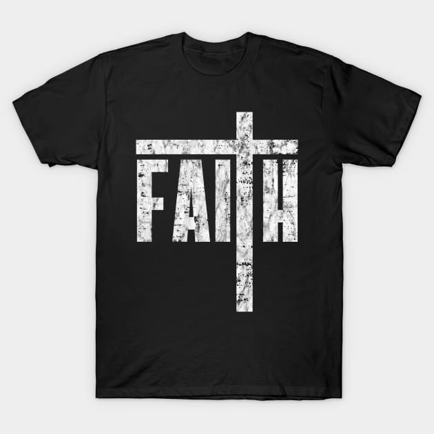 Vintage Christian Faith Cross Jesus Christ Religious T-Shirt by AE Desings Digital